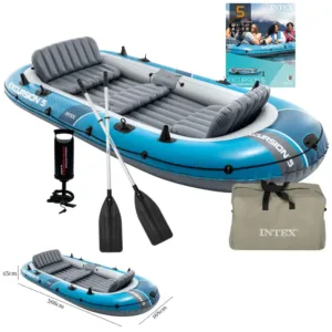 İntex 68325 Excursion 5 Bot Set 600Kg 366x168x43cm Şişme Bot