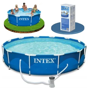 İntex 282001 Prefabrik Aile Havuzu 305x76Cm 220v Temizleme Filtreli