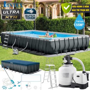 İntex 26378 975x488x132cm Ultra XTR Prefabrik Havuz Deluxe