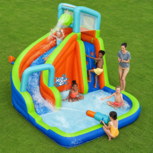Bestway 53408 Turbo Splash Çocuklar İçin Şişme Mega Su Parkı 365 x 320 x 270cm