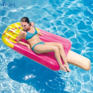Intex 58766 Sprinkle Popsicle Gökkuşağı Buz Şeker Yatak Deniz Yatağı 183 X 66 Cm